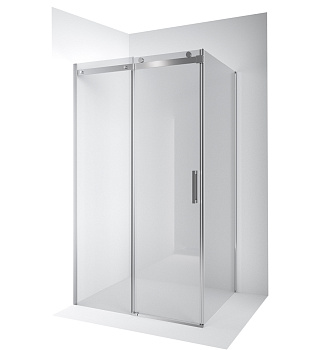 Душевой уголок Ambassador Benefit 19021103HX-120HX 140х120 стекло прозрачное профиль хром без поддона